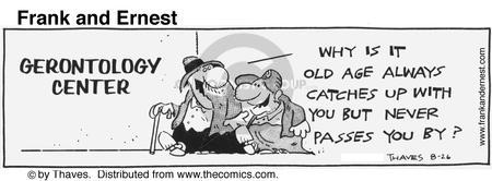 Cartoonist Bob Thaves Tom Thaves  Frank and Ernest 1986-08-26 