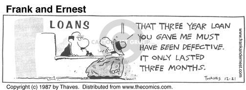 Cartoonist Bob Thaves Tom Thaves  Frank and Ernest 1987-12-21 
