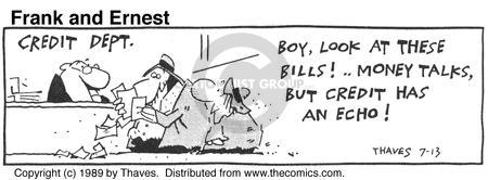 Cartoonist Bob Thaves Tom Thaves  Frank and Ernest 1989-07-13 