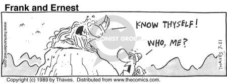 Cartoonist Bob Thaves Tom Thaves  Frank and Ernest 1989-07-21 