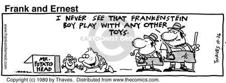 Comic Strip Bob Thaves Tom Thaves  Frank and Ernest 1989-10-26 potato