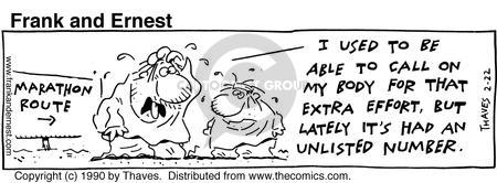 Cartoonist Bob Thaves Tom Thaves  Frank and Ernest 1990-02-22 