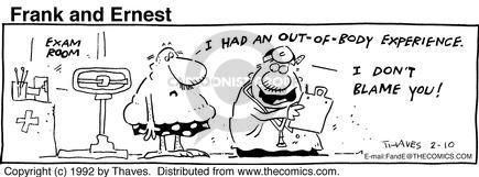 Cartoonist Bob Thaves Tom Thaves  Frank and Ernest 1992-02-10 