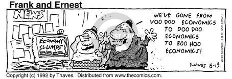 Cartoonist Bob Thaves Tom Thaves  Frank and Ernest 1992-08-13 