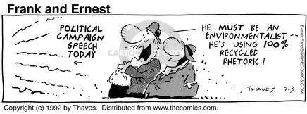Cartoonist Bob Thaves Tom Thaves  Frank and Ernest 1992-09-03 