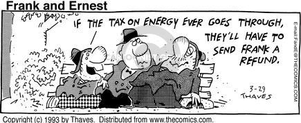 Cartoonist Bob Thaves Tom Thaves  Frank and Ernest 1993-03-29 