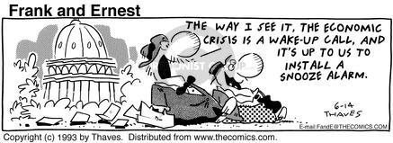 Cartoonist Bob Thaves Tom Thaves  Frank and Ernest 1993-06-14 