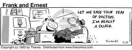 Cartoonist Bob Thaves Tom Thaves  Frank and Ernest 1993-07-13 
