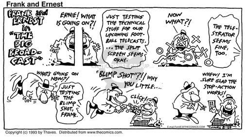 Cartoonist Bob Thaves Tom Thaves  Frank and Ernest 1993-08-29 