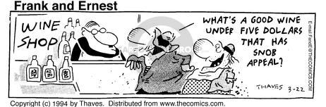 Cartoonist Bob Thaves Tom Thaves  Frank and Ernest 1994-03-22 