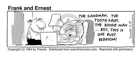 Cartoonist Bob Thaves Tom Thaves  Frank and Ernest 1994-05-19 