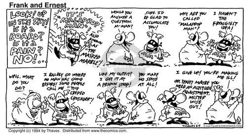 Cartoonist Bob Thaves Tom Thaves  Frank and Ernest 1994-06-05 