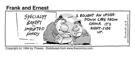 Cartoonist Bob Thaves Tom Thaves  Frank and Ernest 1994-06-08 