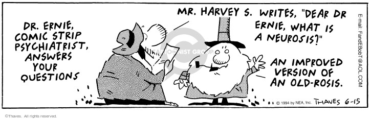 Cartoonist Bob Thaves Tom Thaves  Frank and Ernest 1994-06-15 
