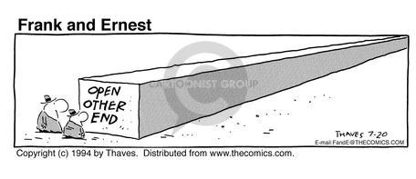 Cartoonist Bob Thaves Tom Thaves  Frank and Ernest 1994-07-20 