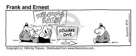 Cartoonist Bob Thaves Tom Thaves  Frank and Ernest 1994-08-27 