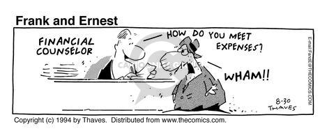 Cartoonist Bob Thaves Tom Thaves  Frank and Ernest 1994-08-30 