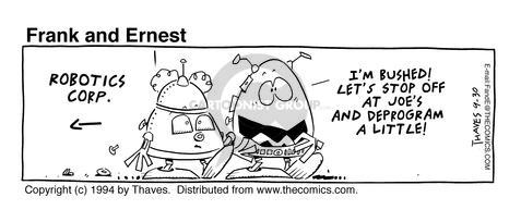 Cartoonist Bob Thaves Tom Thaves  Frank and Ernest 1994-09-30 