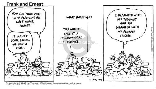 Cartoonist Bob Thaves Tom Thaves  Frank and Ernest 1995-04-02 