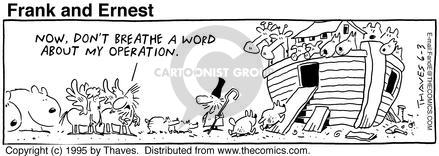 Cartoonist Bob Thaves Tom Thaves  Frank and Ernest 1995-06-03 