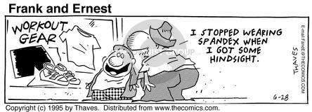 Cartoonist Bob Thaves Tom Thaves  Frank and Ernest 1995-06-28 