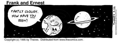 Cartoonist Bob Thaves Tom Thaves  Frank and Ernest 1995-07-29 