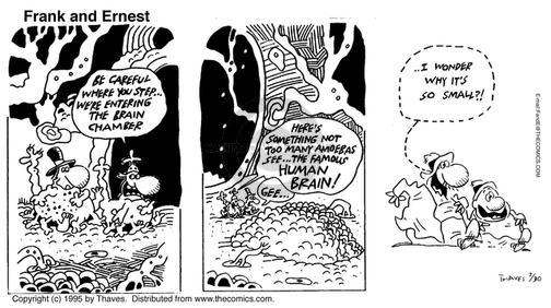 Cartoonist Bob Thaves Tom Thaves  Frank and Ernest 1995-07-30 