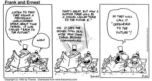 Cartoonist Bob Thaves Tom Thaves  Frank and Ernest 1995-09-03 