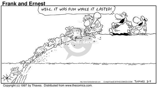 Cartoonist Bob Thaves Tom Thaves  Frank and Ernest 1997-02-09 
