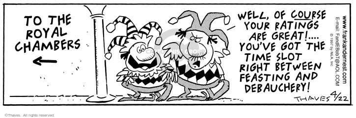Comic Strip Bob Thaves Tom Thaves  Frank and Ernest 1997-04-22 rating