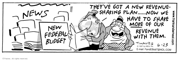Cartoonist Bob Thaves Tom Thaves  Frank and Ernest 1997-06-23 