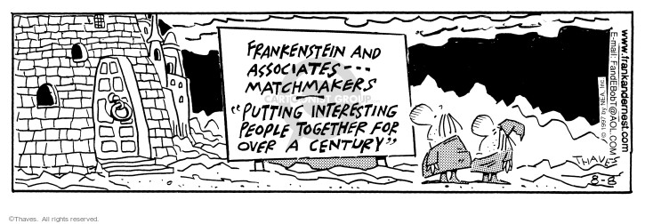 Cartoonist Bob Thaves Tom Thaves  Frank and Ernest 1997-08-08 