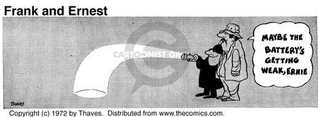 Cartoonist Bob Thaves Tom Thaves  Frank and Ernest 1997-11-03 