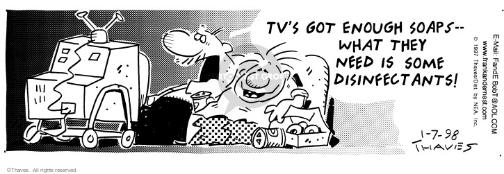 Cartoonist Bob Thaves Tom Thaves  Frank and Ernest 1998-01-07 