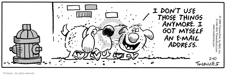 Cartoonist Bob Thaves Tom Thaves  Frank and Ernest 1999-02-10 