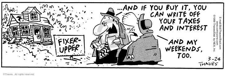 Comic Strip Bob Thaves Tom Thaves  Frank and Ernest 1999-03-24 rental