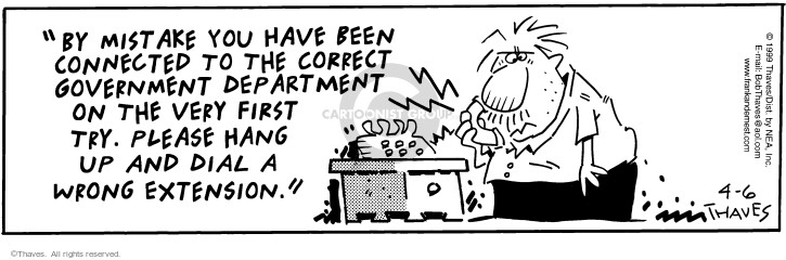 Cartoonist Bob Thaves Tom Thaves  Frank and Ernest 1999-04-06 