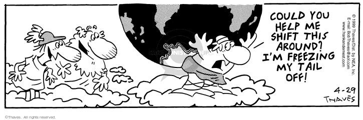 Cartoonist Bob Thaves Tom Thaves  Frank and Ernest 1999-04-29 