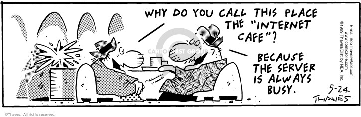 Cartoonist Bob Thaves Tom Thaves  Frank and Ernest 1999-05-24 