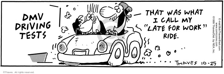 Cartoonist Bob Thaves Tom Thaves  Frank and Ernest 1999-10-25 