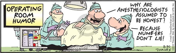 Comic Strip Bob Thaves Tom Thaves  Frank and Ernest 2012-08-30 pain