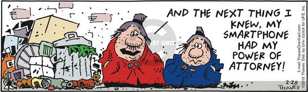 Cartoonist Bob Thaves Tom Thaves  Frank and Ernest 2013-02-28 