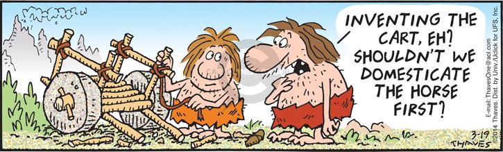 Cartoonist Bob Thaves Tom Thaves  Frank and Ernest 2014-03-19 