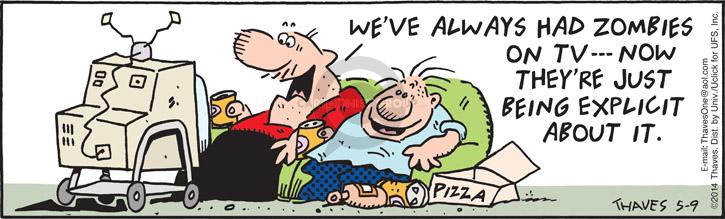 Cartoonist Bob Thaves Tom Thaves  Frank and Ernest 2014-05-09 