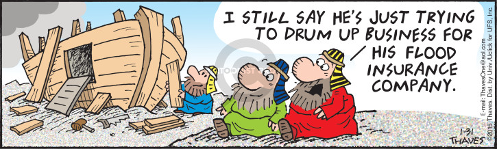 Cartoonist Bob Thaves Tom Thaves  Frank and Ernest 2015-01-31 