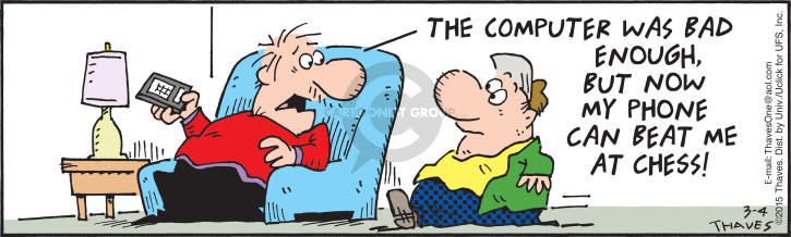 Cartoonist Bob Thaves Tom Thaves  Frank and Ernest 2015-03-04 
