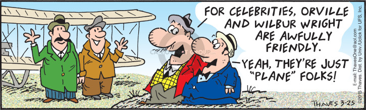 Cartoonist Bob Thaves Tom Thaves  Frank and Ernest 2015-03-25 
