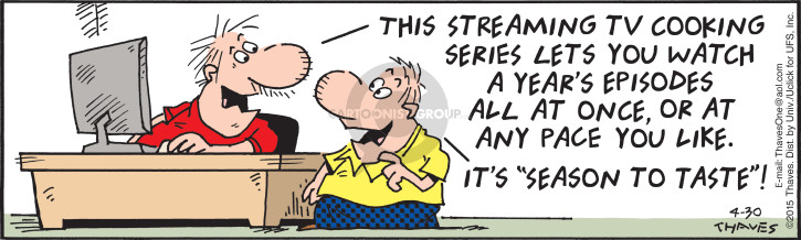 Comic Strip Bob Thaves Tom Thaves  Frank and Ernest 2015-04-30 stream