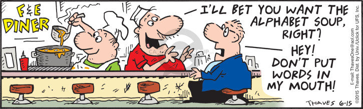 Cartoonist Bob Thaves Tom Thaves  Frank and Ernest 2015-06-15 