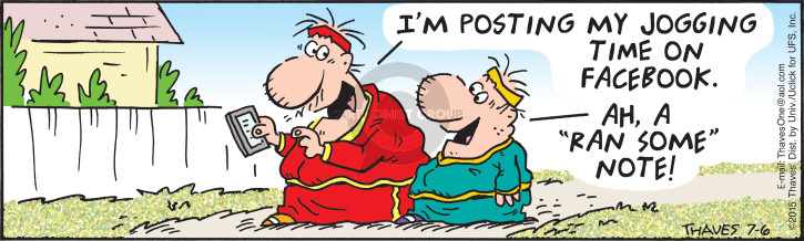 Cartoonist Bob Thaves Tom Thaves  Frank and Ernest 2015-07-06 